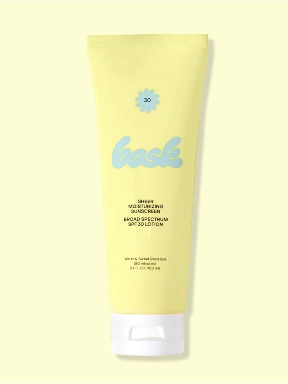 Sheer Moisturizing Sunscreen SPF 30 - Yellow